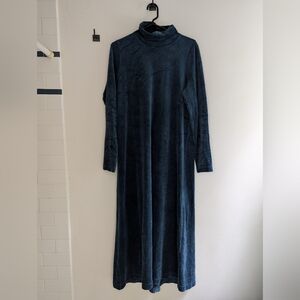 COS Velvet Mockneck Maxi Dress